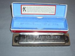M. Hohner Marine Band  Harmonica Made in Germany in Original Box