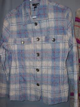 2 Ladies Jackets - 1 Sweater Sizes Large & Med