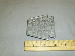 Pennsylvania Conservation Officer Belt Buckle approx. 3" W x 3"H