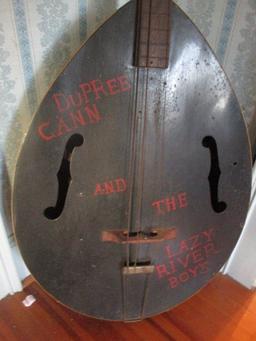 Antique Kalamazoo Mando Bass with "DuPree Cann and the Lazy River Boy's"