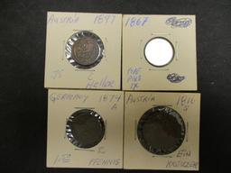 Lot of 1800s Foreign Coins