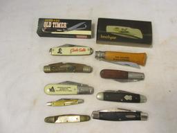 Cigar Box of Pocket Knives