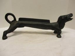 Cast Iron Dachshund Boot Scrapper