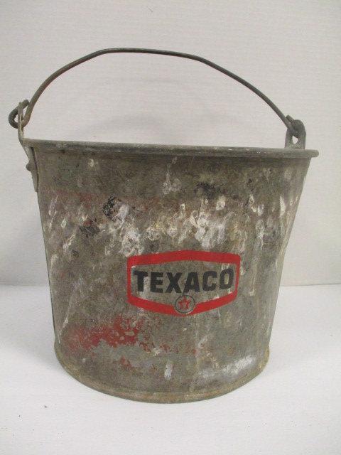 Texaco Galvanized Bucket