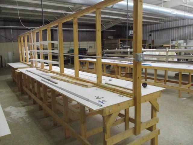 24' X 53" Double Sided Work Table