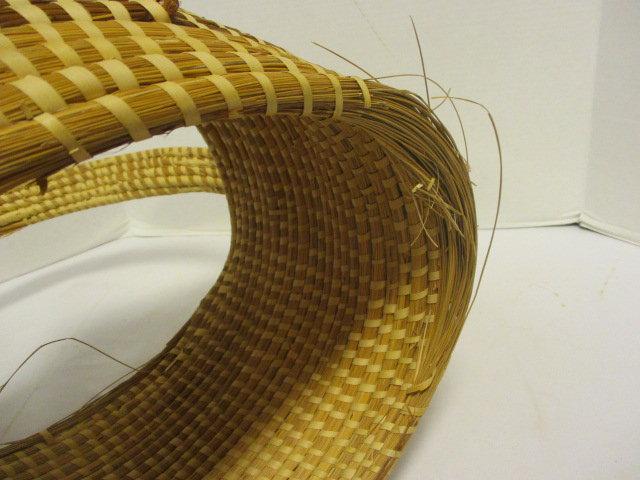 Large Unfinished? Handled Sweet Grass Basket