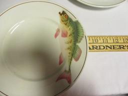 K&G Luneville France Fish Platter and Six Plates