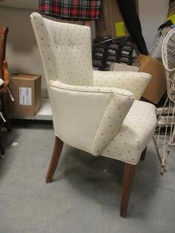 Round Back Upholstered Chair