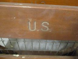 Vintage US Army Wood Cot