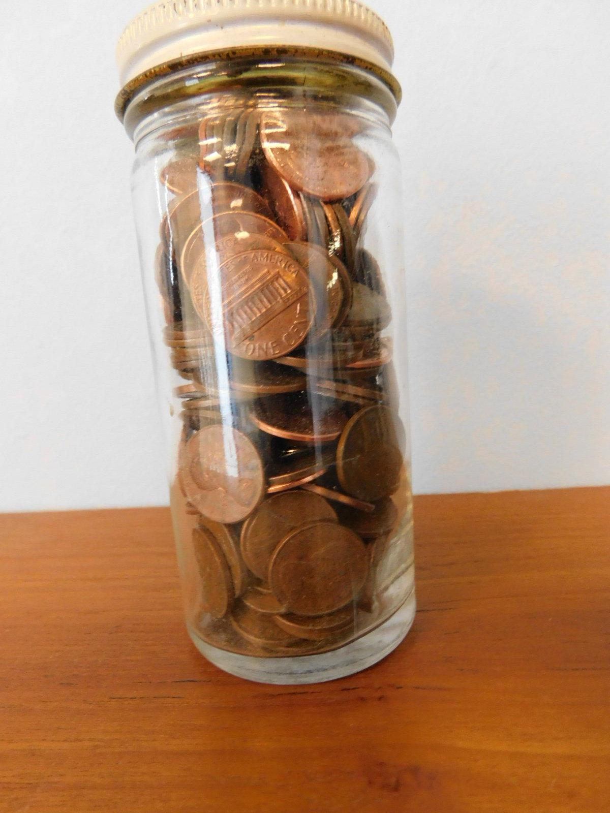 Jar of pennies