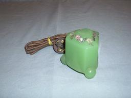 Vintage Jadeite Tabletop Cigarette Lighter