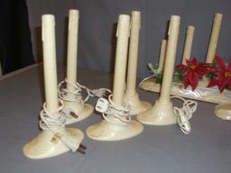 Vintage Christmas Window Candles