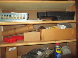 Contents of Two Wall Cabinets of Gun Powder, Misc. Live Ammo, Guide Books, etc.