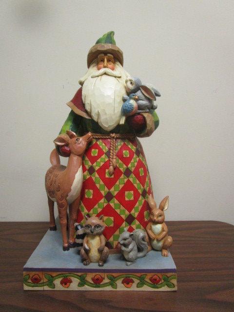 HUGE 24" Jim Shore Heartwood Creek Woodland Christmas