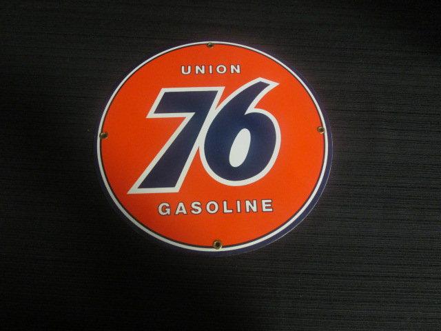 Union 76 Gasoline Porcelain Sign