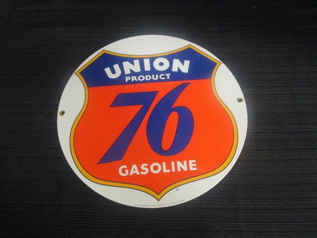 Union 76 Products Gasoline Porcelain Sign