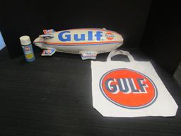Gulf Blimp, Gulf Tote Bag, Gulf Insect Repellant Can