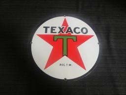 Texaco Porcelain Sign