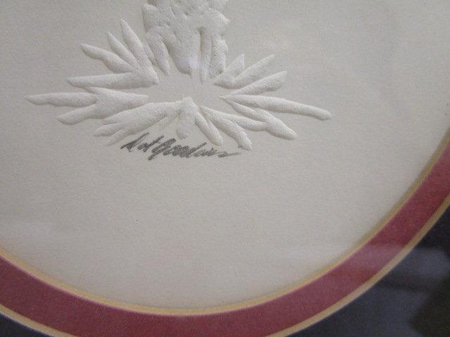 F/M Embossed Palmetto Tree Signed