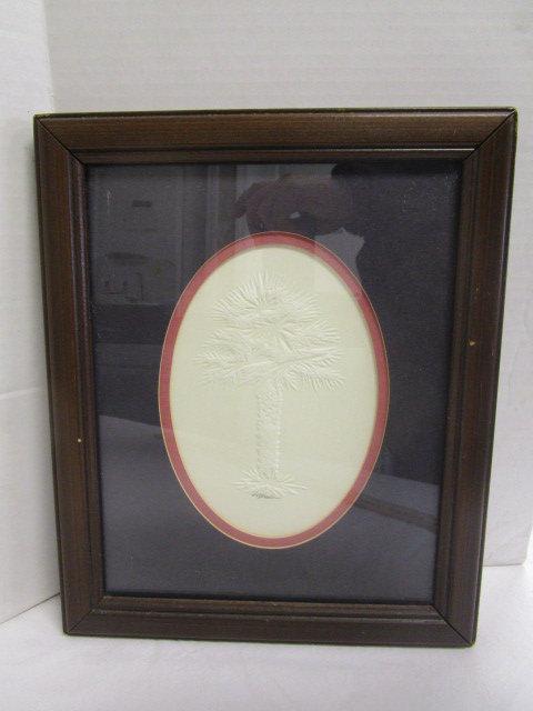 F/M Embossed Palmetto Tree Signed