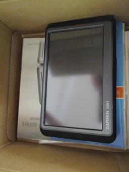 Garmin Nuvi 1490LMT in Box, Garmin Nuvi 1490 in Pouch, Polaroid 1080P HD Dash Cam in Box