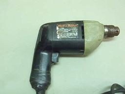 Black & Decker Electric Drill - Repaired Cord - Works
