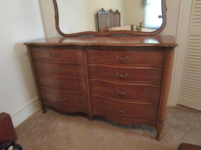 Dixie French Provincial Dresser with Mirror