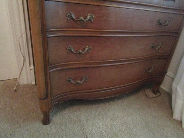 Dixie French Provincial Chest on chest