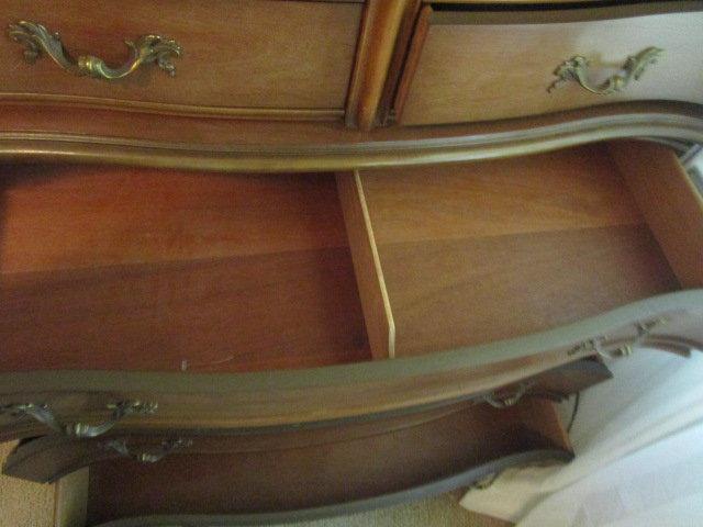 Dixie French Provincial Chest on chest