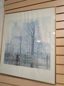 Framed City Scape Print