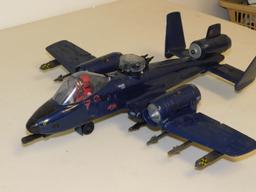 1984 G. I. Joe Cobra Rattler Jet, Pilot , Missiles,