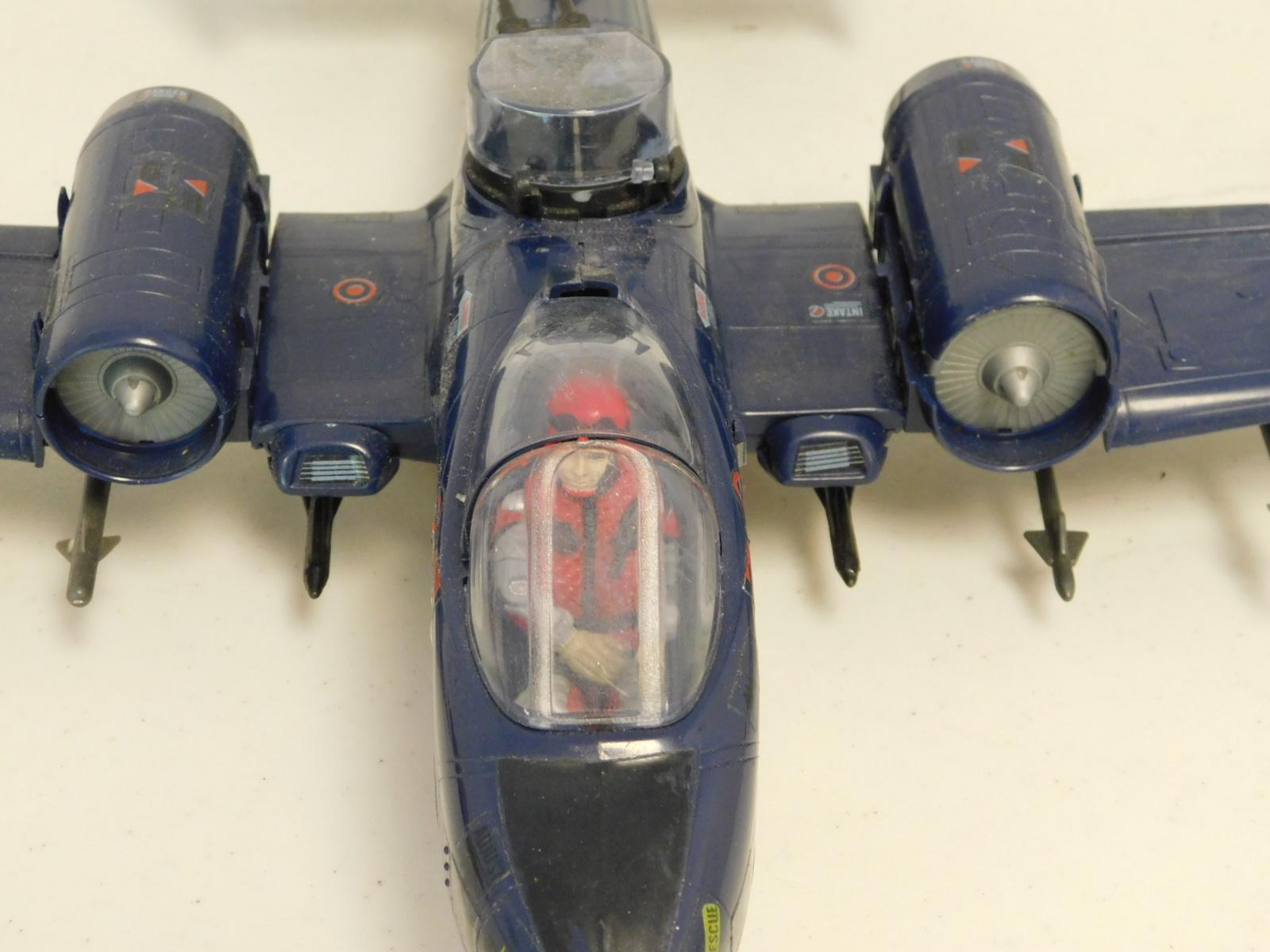 1984 G. I. Joe Cobra Rattler Jet, Pilot , Missiles,