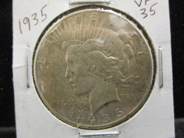 1935 Peace Silver Dollar