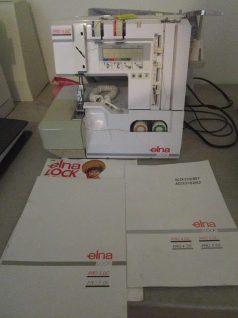 Elna Lock Pro 5 DC Serger with Accessories