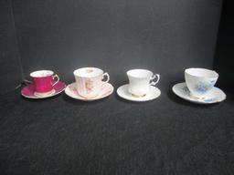 4 Cup/Saucer Sets