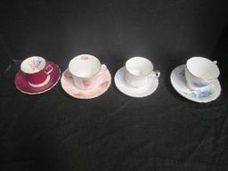 4 Cup/Saucer Sets