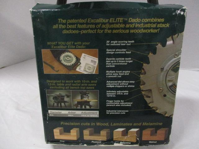 New in Box Sears Craftsman Excalibur Elite 8" Precision Adjustable Dado