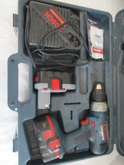 Bosch Brute 18v Drill, Charger and 2 Batteries in Hard Case