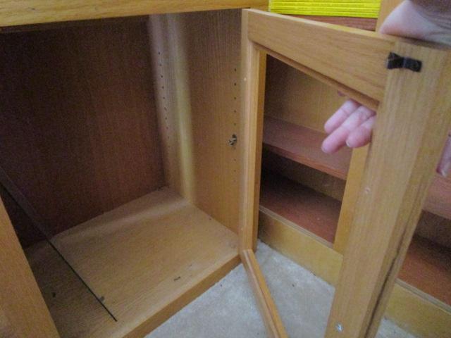 Light Wood Storage Cabinet