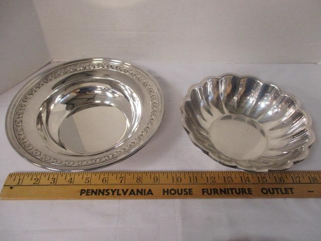 Oneida, FB Rogers, and Reed & Barton Silverplate Bowls and Trays