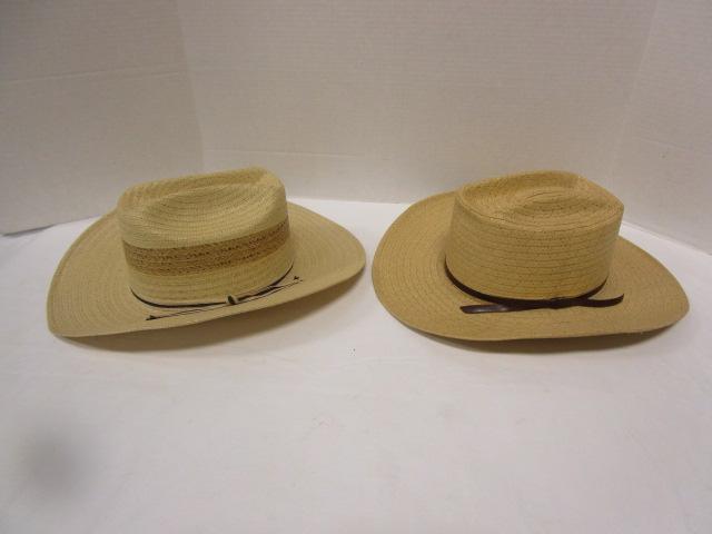 Two Size 7 Western Style Hats
