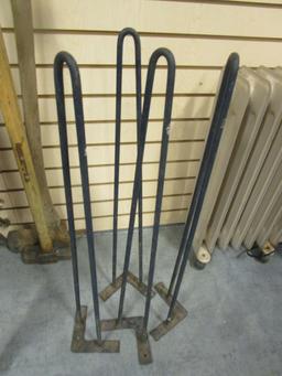 Set of Four Vintage Metal Hairpin Legs