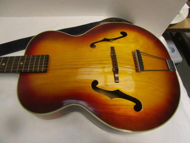 Harmony Broadway S-66-AP Guitar with Strap