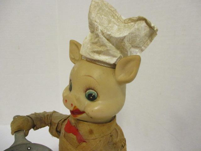 Piggy Cook Vintage Battery Operated Toy