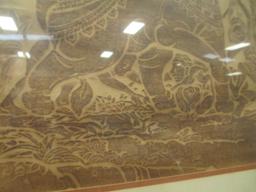 Framed Temple Rubbing possibly from Tibet