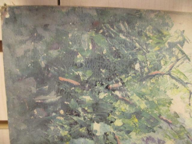 Painting on Board Signed and Dated 1942