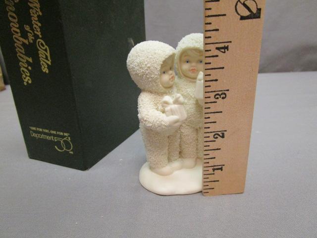 Dept. 56 Winter Tales of The Snowbabies "One For You, One For Me" Figurine w/Box