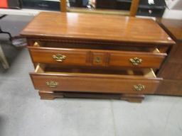 Maple 3 Drawer Dresser w/ Mirror