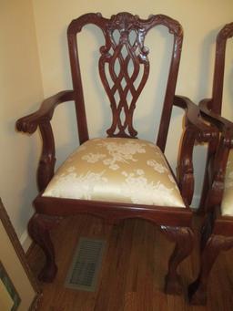 Pair of Upholstered Dining Chairs