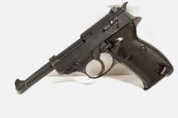 RARE WWII German Nazi CYQ P38 All Matching Pistol with Original Capture Papers & Holster